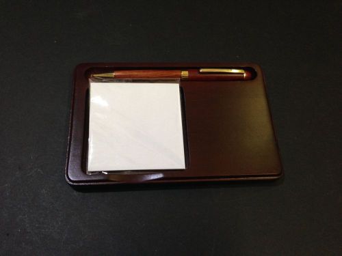 Box of 10 pieces of the Rosewood made memo pad with note