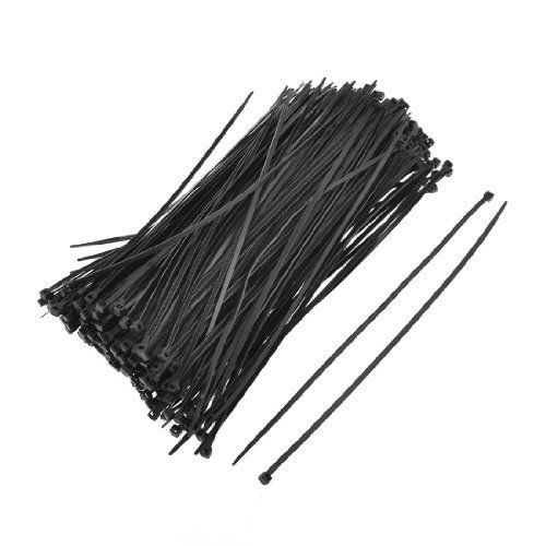 Nylon cable cord wire zip tie organizer 10 inch 5mm width 250pcs black for sale