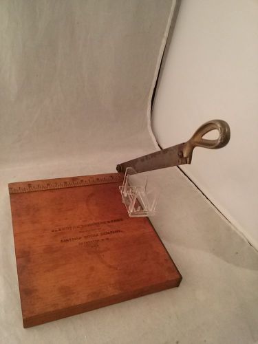 VINTAGE KODAK NO. 2 WOOD PAPER CUTTER TRIMMER PHOTO BOARD 7&#034; COLLECTIBLE