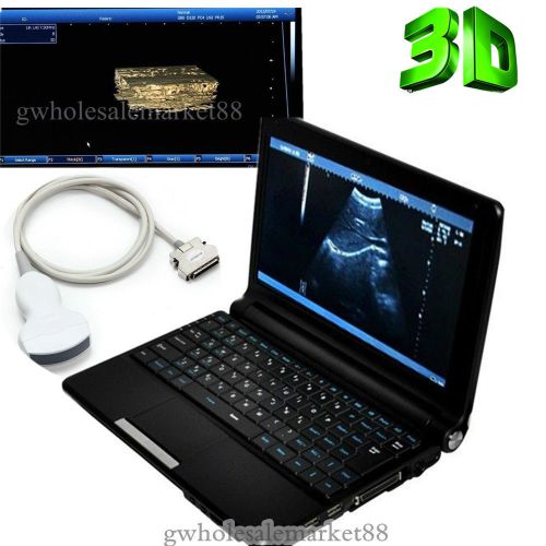 Full Digital Laptop Ultrasound Scanner Machine + Convex Probe + 3D clear picture