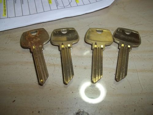 4 Sargent &#034;RK&#034; blank keys