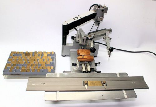 New hermes m3 motorized engravograph pantograph engraving machine w-font set im3 for sale