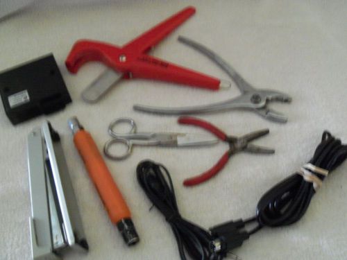 VARIOUS PLIERS- WIRE CUTTER-WIRE STIPPER-COAX SWITCH-TOOLS ECT