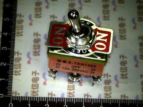 5pcs 6-pin toggle dpdt on-off-on switch 15a 250v for sale