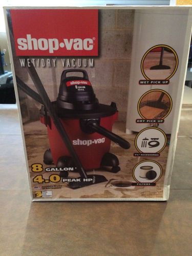 Shop Vac Wet/Dry Vacuum, 8 Gallon, 4.0 HP