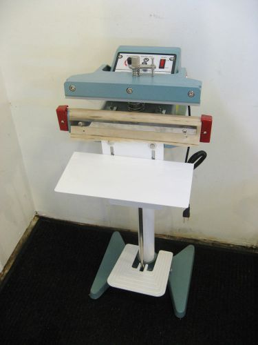 Uline h-87 foot-operated impulse sealer - 12&#034; for poly, mylar, nylon, metallized for sale