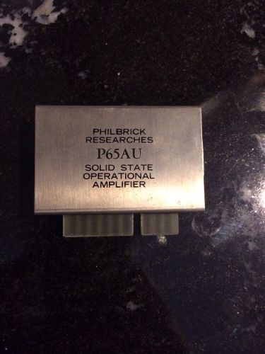 PHILBRICK RESEARCHES P65AU SOLID STATE OPERATIONAL AMPLIFIER Free Shipping
