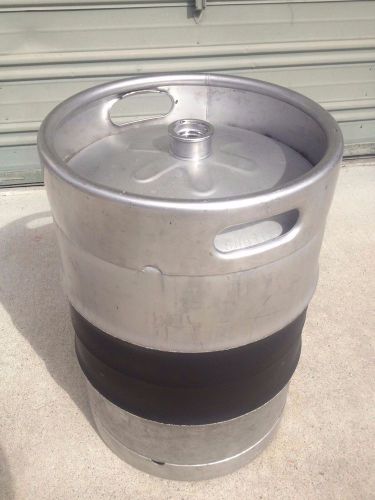 15.5 GALLON EMPTY BEER KEG, HOME BREW ,BBQ, STRONG MAN WORKOUT
