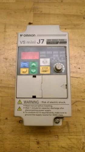 Omron Varispeed J7 mini 0.25kW frequency converter