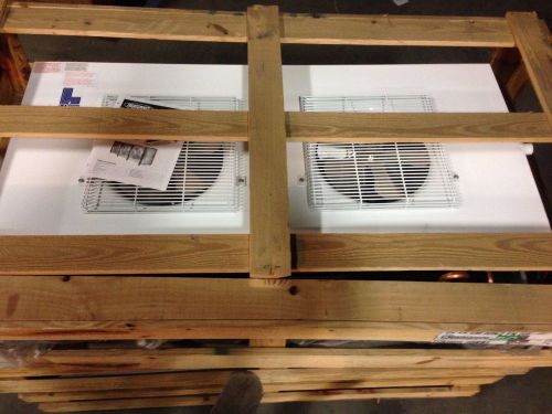 New air defrost center mount 2 fan walk in cooler evaporator 9,000 btu&#039;s 404a ec for sale