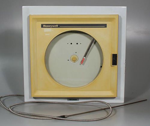Honeywell pn: ar15adn2135 single-pen chart recorder w/thermocouple despatch oven for sale