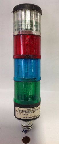 TELEMECANIQUE * CLEAR, RED, BLUE, GREEN STACK LIGHT * EMSL318V0ZX4-10