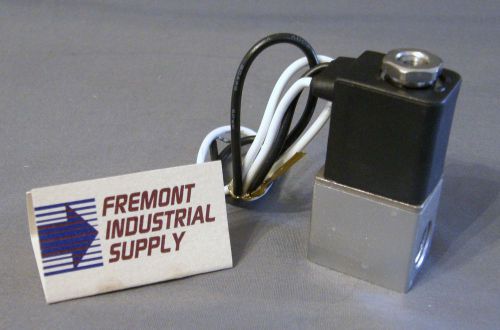 Miniature 3 way normally closed solenoid valve 1/8&#034; npt vacuum to115 psi 120 vac for sale