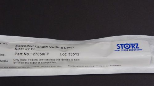 Karl Storz 27050FP Extended Length Cutting Loop 27Fr ~ LOT OF 6