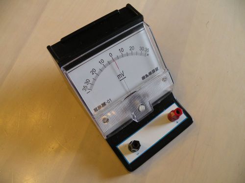Galvanometer - millivolts; -35mV-0-35mV; analog display