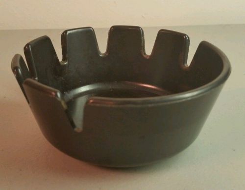 TableCraft 263B-1 Classic 4.25&#034; Black Round Ashtray