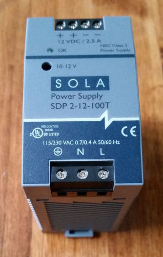SOLA HEVI-DUTY EGS AC POWER SUPPLY OVP SDP2-12-100T SDP212100T
