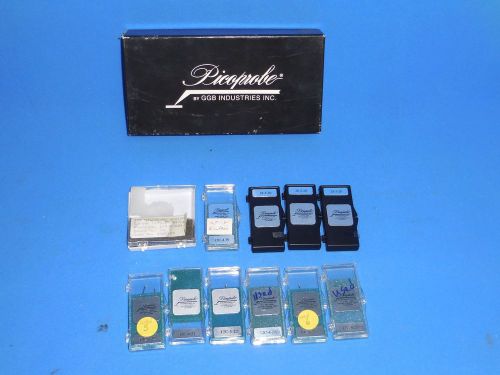 Picoprobes 28-5-20 wafers 12c-4-22 ggb 12c-4-10 semiconductor lot 11 probes for sale