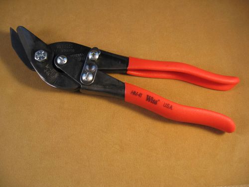 New wiss hm-41 pipe duct snips - compound action- hvac- tin sheet metal cutting for sale