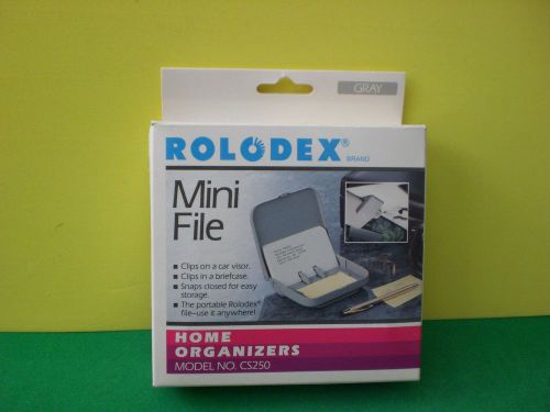 Rare ROLODEX Mini File CS250 with 4&#034; x 2.25&#034; Cards Made in USA New in Box