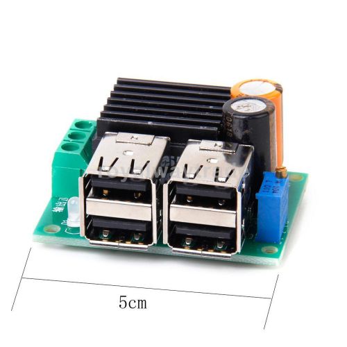 Adjustable step down 4-usb step-down power module dc0-35v to3-6v for mp3 pad gps for sale