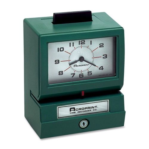 Acroprint 150  employee time clock punch stamp recorder w/ cards key for sale
