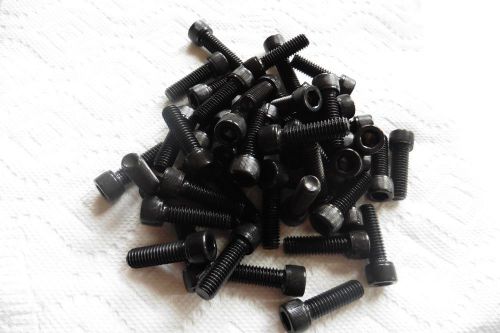 Hex socket head cap screws steel 3/8-16 x 1-1/4  alloy steel black qty 50 for sale
