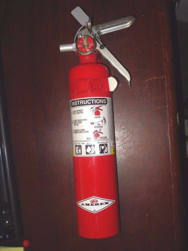 AMEREX Fire Extinguisher Dry Chemical 1A:10B;C 3&#034; Dia Aluminum B417T |NJ1|