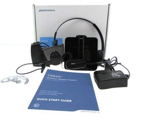 PLANTRONICS Model: CS540 Convertible DECT Wireless Headset With Dock IOB