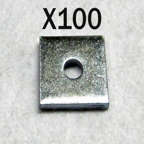 3/8&#034; x 1-5/8&#034; square channel washer (100) pieces for use with unistrut channel for sale
