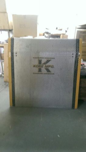 Aluminum Warehouse Loading Dock Plate / Dock Board 60&#034; x 60&#034; inches