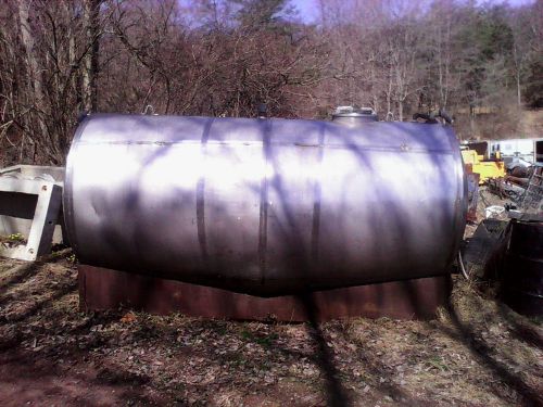 1500 Gallon Stainless Steel Tank