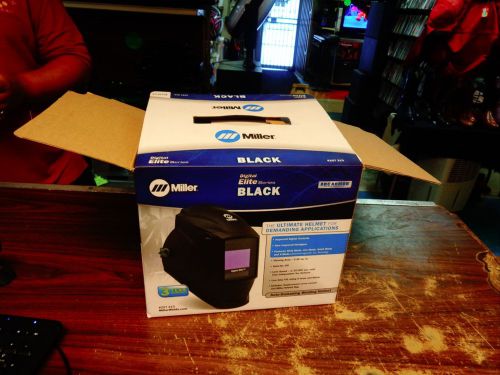 Miller digital elite series welding helmet black 257 213 for sale