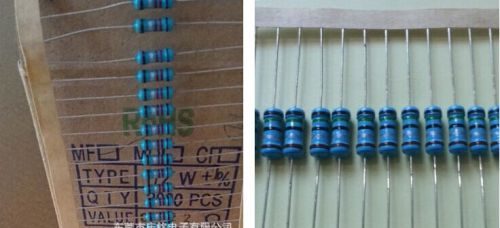 10pcs Metal Film Resistor 5M6 1% 1/4W electronicnew free shipping