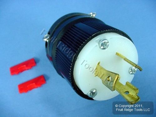 New cooper turn locking plug twist hart-lock nema l5-20 l5-20p 20a 125v cwl520p for sale
