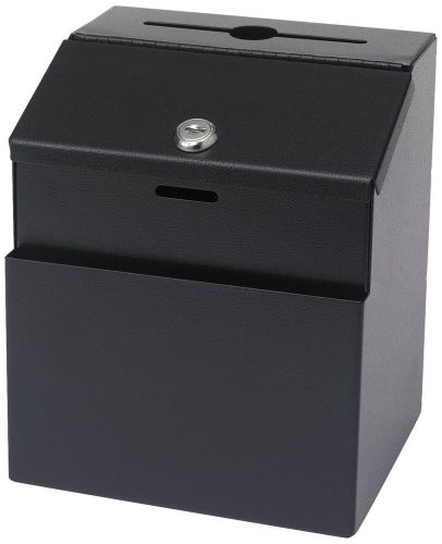 Safco Products Suggestion Box, Black, 4232BL