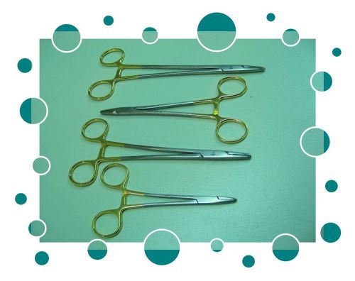 TC Mayo Hegar Needle Holders 5.5&#034; 6&#034; 7&#034; 8&#034; SET OF 4 Surgical Dental Stainless OR