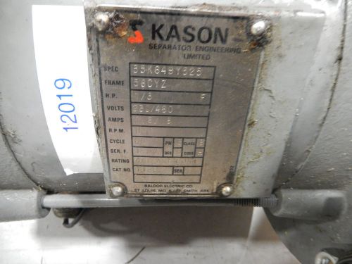 Kason Electric Motor 35K649Y F593/R607609A893E49226