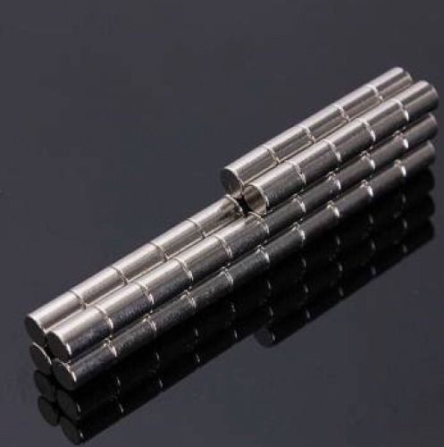 50 Strong N52 Strength Neodymium Industrial   Cylinder Magnets 4X6mm
