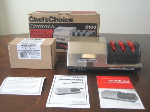 Chef&#039;s choice 2100 commercial edge select diamond hone knife sharpener for sale
