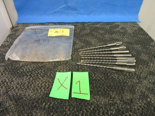 8 ANSI HAMMER DRILL SDS 3/16&#034;  BITS CONCERT MASONRY ROTARY CARBIDE TIP NEW