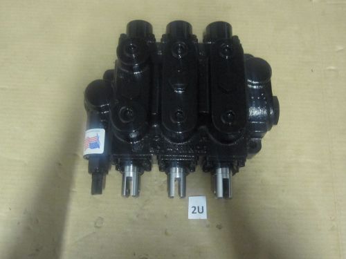 3 spool 25 gpm prince double acting hydraulic valve for sale