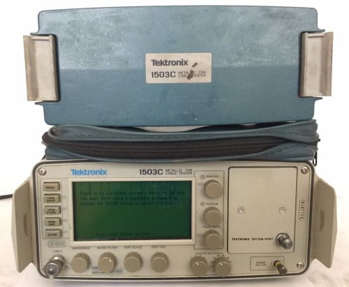 Tektronix 1503 1503C Metallic TDR Cable Tester (Time Domain Reflectometer)