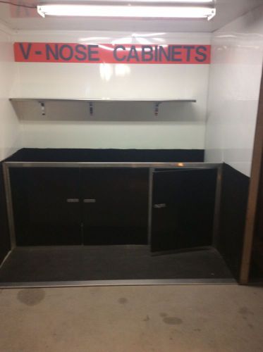 V-nose cabinets for enclosed or concession trailers for sale