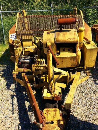 1967 Hogg and Davis PU240 Cable Puller Reel Trailer Wisconsin 4Cyl 30HP