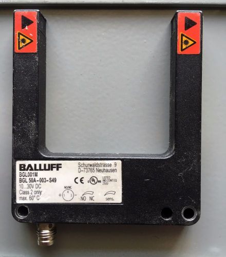 Balluff BGL001M BGL 50A-003-S49 10-30V Laser Fork Sensor