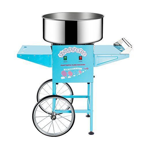 Cotton candy machine flufftastic floss maker with cart simple to use easy event for sale