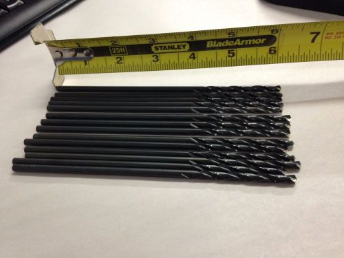 LONG HI SPEED SPIRAL DRILLS, LOT SIZE 13, DRILL SIZE 7/32&#034; - .2187, 6&#034; LONG