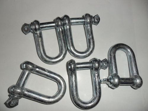 Anchor shackle bow pin chain ring galvanized rigging shackle chains cable screw for sale
