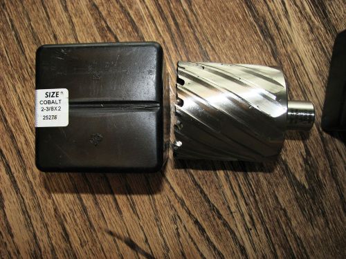 Unibor cobalt 2-3/8x2 annular cutter drill bit #25276 for sale